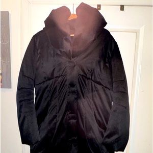 Black Tahari Puffer Coat
